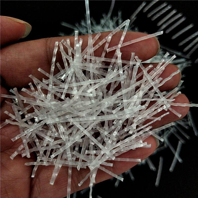 Plastic Fiber For Cement Curved Macro PP Fiber