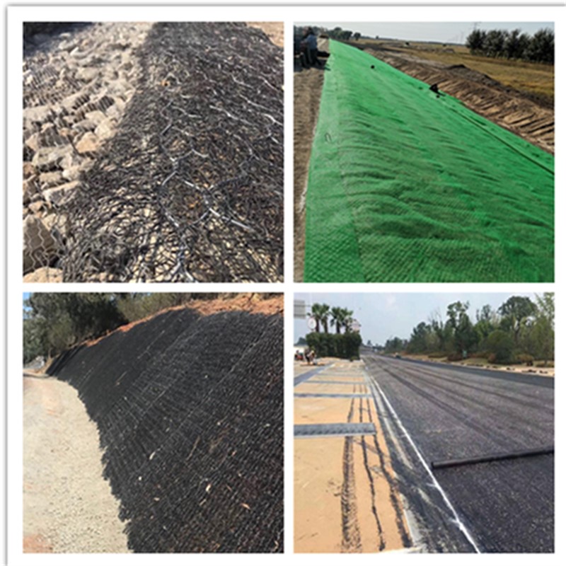 حصيرة التحكم في التآكل 3D Geomat Slope Protection Net.jpg