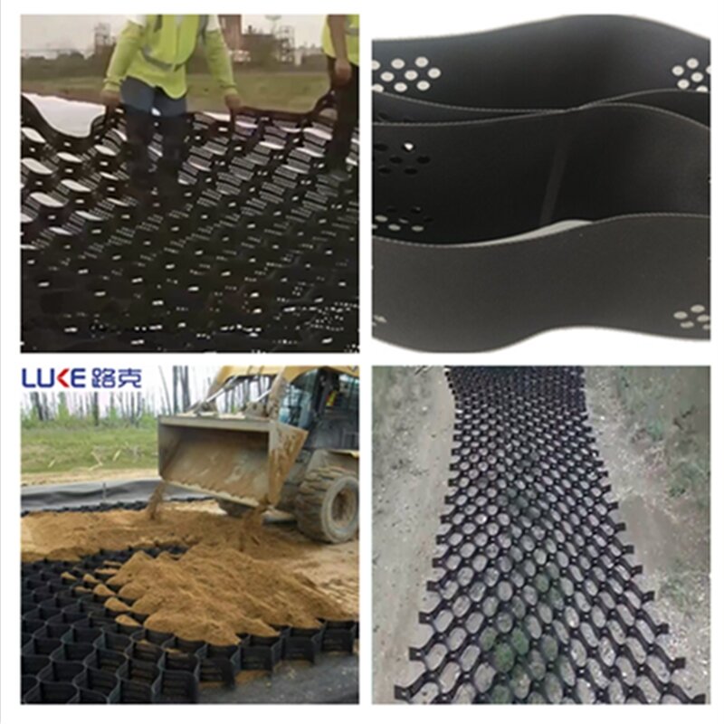 قوة عالية HDPE Geocell Reinforced Slope Protection.jpg