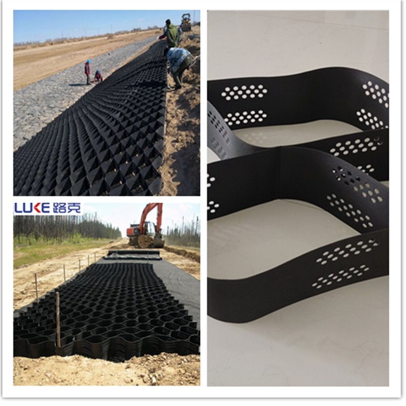 تطبيق البلاستيك Geocell HDPE لبناء الطرق السريعة.jpg