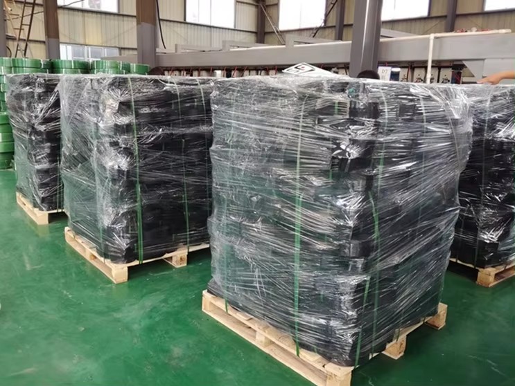 أسود HDPE Geocell الحصى Grid.jpg