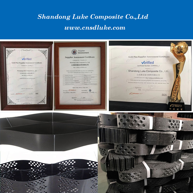 قرص العسل Geocell HDPE البلاستيك Geocell.jpg