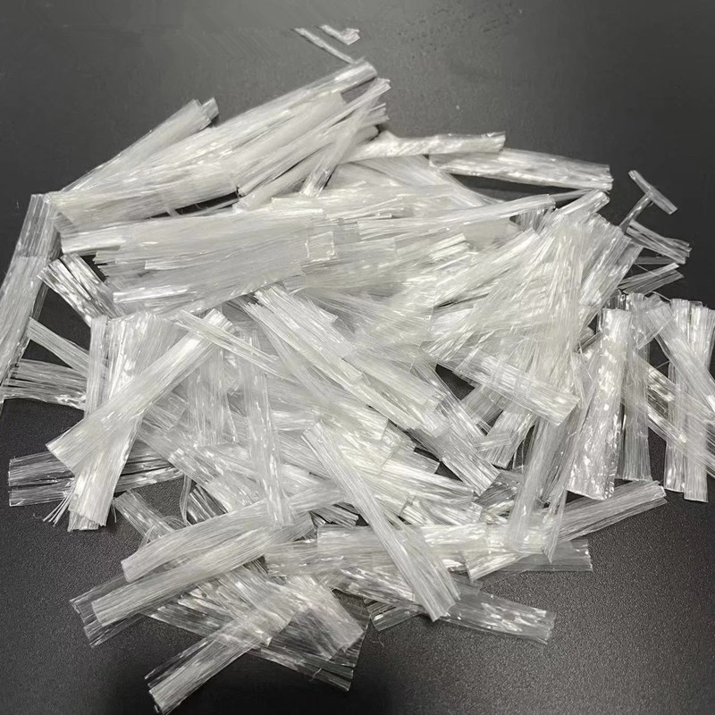 38 مم من شبكة الألياف الخرسانية PP شكل Polypropylene