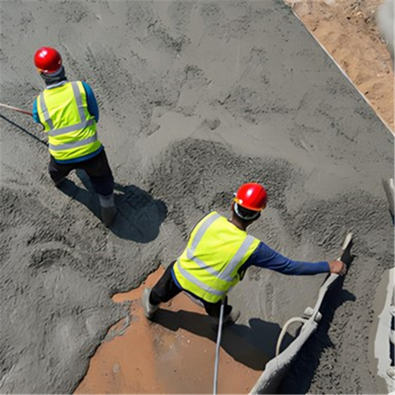 ألياف البولي إيثيلين عالية الوزن الجزيئي في الخرسانة.